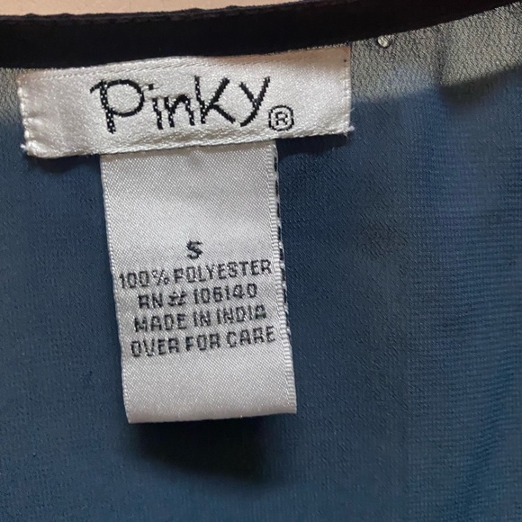 Sheer blouse with beaded straps and beaded detail - Picture 3 of 4